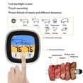 thumbnail image 5 of Termómetro para barbacoa, 2 modos de alarma, pantalla táctil, función de retroiluminación, termómetro para carne para acampar al aire libre, Picnic, 5 of 5