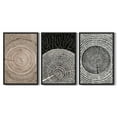 thumbnail image 2 of SHENIFY large 24x36in3pcs Black Framed Vintage Wood Tree Rings Wall Art Farmhouse Rustic Canvas Paintings Living Room Bedroom Decor Nature Artwork, 2 of 6