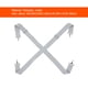 thumbnail image 4 of 1pc Bass Tambor Correa de percusión instrumento portátil Strap Strap (gris), 4 of 4