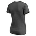 thumbnail image 3 of Women's Ash Colorado Rockies Charcoal Stack V-Neck T-Shirt, 3 of 3