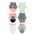 thumbnail image 3 of Wonder Nation Girl Critter Socks, 6-Pack, Sizes 6M - 5T, 3 of 3