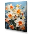 thumbnail image 2 of Designart "Vibrant Fauvist Brushwork In Daffodils I" Daffodils Canvas Wall Art, 2 of 7