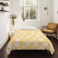 thumbnail image 4 of White Yellow Daisy Tapestry for Bedroom Wall Hanging Tapestry, Spring Summer Floral Botanical Ceiling Backdrop Tapestries Poster Blanket Wall Decor for Teens Room Living Room Dorm 39" x 59", 4 of 8