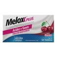 thumbnail image 3 of Antiácido Melox Plus acción eficaz sabor cereza 50 tabletas masticables, 3 of 4