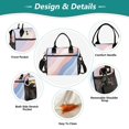 thumbnail image 3 of FORMRS Insulated Lunch Bag for Work School Unisex Large Capacity Cooler with Shoulder Strap, Abstract Blue, 3 of 6