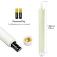 thumbnail image 2 of Skksst Flamless Electric LED Candle Light Realistic Dripping-Wax Taper Candle for Christmas Wedding Party, 2 of 6