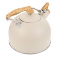 thumbnail image 3 of SHISUYAN 1Pc Boiling Tea Kettle 2.5L Antique Stainless Steel Flat Bottom (Beige), 3 of 6