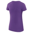 thumbnail image 3 of Women's G-III 4Her by Carl Banks  Purple Charlotte Hornets Filigree Logo Fitted T-Shirt, 3 of 3