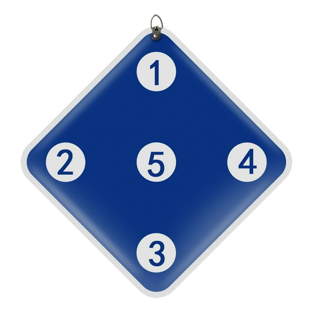 tredstone Cible Suspendue Résistante aux Impacts Facile à Marquer et Non Déformable pour Entraînement de Cible Cible d'Escrime Bleu