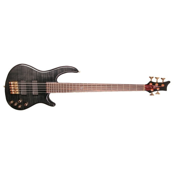 Dean Edge Pro 5-String Bass Guitar - Trans Black