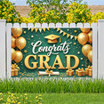 thumbnail image 2 of Graduation Congrats Banner Gold Balloons Decorative Design for Graduation Party School Event Indoor Decoration, 2 of 9