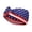 B, variant on 4th of July American Flag Headband, Patriotic Turban Knot Wrap for Women Independence Day Sports Yoga Hair Accessory