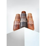 Revolution Jelly Bronzer Stick, Natural Finish, Buildable Formula, Dark Cocoa, 0.28 oz