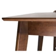 thumbnail image 7 of Extendable Rectangular Dining Room Table Modern Solid Wood Medium Brown Color, 7 of 7