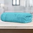 thumbnail image 2 of Mocassi Turkish Cotton Jumbo Bath Towel, 1-Piece, 35" x 70", Highly Absorbent - Soft Bathroom Towel, Aqua, 2 of 5