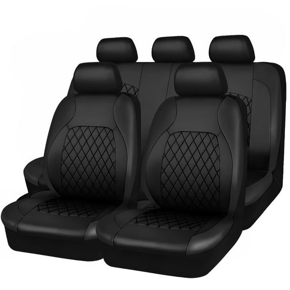 Ultra-Comfortable Car Seat Covers, Full Set Protectors, Breathable Auto Accessories for Most Sedans, SUVs, Vans & Trucks, High Quality Material, Airbag Compatible