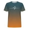 thumbnail image 4 of COSFO Gradient Men's T-Shirts Casual Workout Short Sleeve Tops Loose Summer Pullover Crew Neck Graphic Tees, 4 of 5