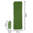 thumbnail image 3 of Estera Para Dormir Colchoneta inflable para acampar, senderismo, portátil, para viajes, para dormir (verde militar) Likrtyny Para Estrenar, 3 of 3