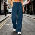 thumbnail image 6 of Pants for Women Plus Size Straight Leg Corduroy Pants with Pockets Womens Elastic Waisted Fall Loose Casual Sweatpants S-3XL, 6 of 8