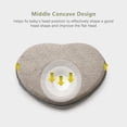 thumbnail image 3 of Almohada de bebé para recién nacido Prevención de cabeza plana Cómoda almohada moldeadora de cabeza Eccomum Rosa, 3 of 7