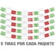 thumbnail image 1 of Papel picado Fiestas Patrias | Guirnaldas | enramado | 5 tiras de 5 metros | diseño de Heroes de La Independencia | plastico picado patrio | colores verde, blanco y rojo, 1 of 5