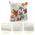thumbnail image 4 of Patifu   Autumn Decorations Fall Porch Outdoor Throw Pillow Covers Décor Maple Leaves Farmhouse Cushion Cases   for Home Couch Sofa Patio Bench - Maple Leaves 24x24in, 4 of 5