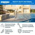 thumbnail image 3 of Swimline HydroToools Weighted Flexible Pool Vacuum Head, for Concrete - 8151, 3 of 7