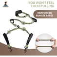 thumbnail image 3 of SparklyPets Hands Free Double Dog Leash â€“ Dual Lead for Medium and Large Breeds â€“ Leash for 2 Dogs with Padded Handles, Reflective Stitches, No Pull, Tangle Free, 3 of 7