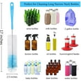 thumbnail image 3 of 8-Pack Bottle Cleaning Brush Set - Long Handle Baby Bottle Cleaner for Washing Narrow Wine/Beer Bottle, Thermos, Hummingbird Feeder, Sports Well, Plus Kettle/ Straw Brush, 3 of 7
