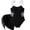 Black, variant on Kids Girls Swimsuit Black 1 Piece Swimsuit Sleeveless Rash Guard Vacation Girls Vacation Outfits 9-10 Years