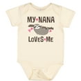 thumbnail image 3 of Inktastic My Nana Loves Me Sloth Girls Baby Bodysuit, 3 of 5