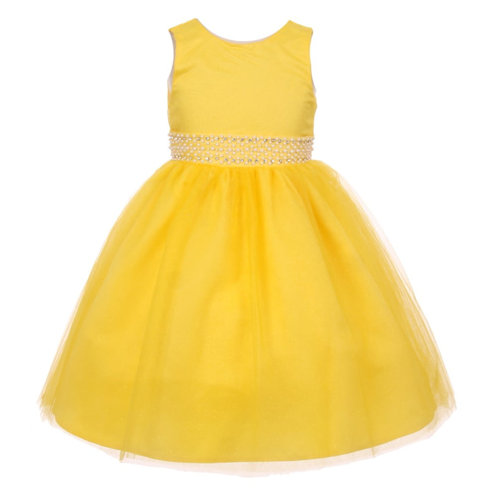 yellow sparkly dress