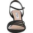 thumbnail image 2 of Nina Womens Nelena Leather Ankle Strap Evening Sandals, 2 of 7