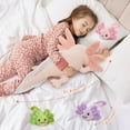 thumbnail image 6 of MaoGoLan 4pcs Axolotl Stuffed Animals Stuffed Axolotl Glow in the Dark with 3 Plush Axolotl, 6 of 9