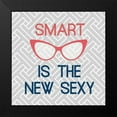 thumbnail image 2 of Dos Santos, Bella 15x15 Black Modern Framed Museum Art Print Titled - Smart Is The New Sexy, 2 of 5