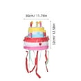 thumbnail image 2 of COOPHYA Fiesta Party Favors Tropical Pinata Interactive Fun Assorted Color Paper 1Pack, 2 of 8