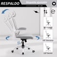 thumbnail image 4 of Silla de Oficina Ergonómica HOMEMAKE FURNITURE Color Gris Moderno, 4 of 7