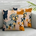 thumbnail image 3 of FUMJ Animals Cushion Cover Dogs Theme Cartoon Pattern Pillow Case Kids Decorative Throw Pillow Covers Square Pillows Pillowslip Pillowcase, 3 of 5