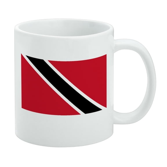 Trinidad and Tobago Country Flag White Mug