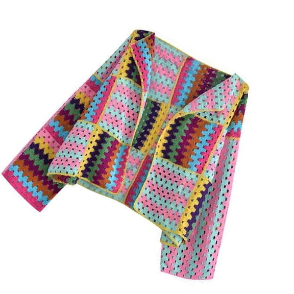 Women's Open Front Long Sleeve Cardigan Sweater Casual Cardigan Jackets Outwear