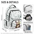 thumbnail image 5 of FUIALDOLG Physics Cartoon Panda Breathable Padded Strap Bookbag with Lightweight Water Repellent Travel Daypack, traspirante 17 pollici Kids Backpack for School Middle School, 5 of 9