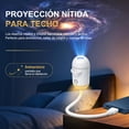 thumbnail image 2 of ZDSSY Proyector USB de Luz Nocturna 2 en 1 Galaxy Star, Brillo Ajustable Diseño Giratorio 360°, con 24 Películas de Proyección Deslizantes, 2 of 9