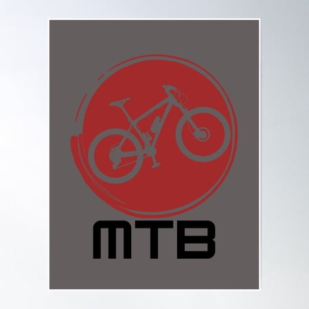 Mtb Poster Wall Art, Modern Wall Decor, 8x12 UNFRAMED