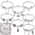 thumbnail image 2 of Pulsera Charms Plata 925 Pan Tortuga Globo Pulseras 19cm con bolsa de terciopelo, 2 of 4