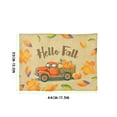 thumbnail image 6 of Herrnalise Pumpkin Harvest Fall Placemats,13x18 Inch Hello Autumn Thanksgiving Farmhouse Rustic Seasonal Holiday Outdoor Dining Table Place Mats for Home Party Dining Decoration, 6 of 7