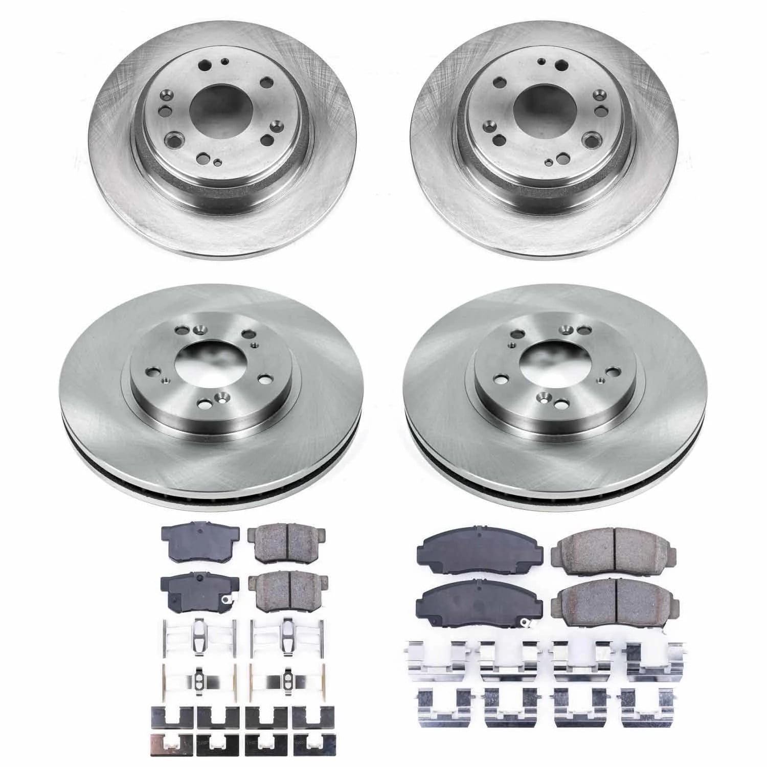 PowerStop Front and Rear Stock Replacement Brake Pad and Rotor Kit Fits: ACURA Select Models KOE4271