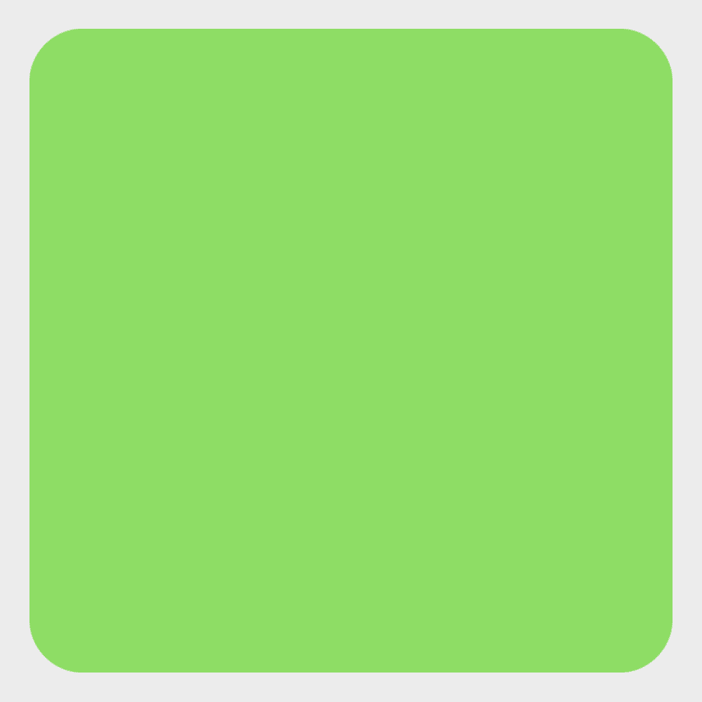 JAM Paper Standard Label Rolls, Square, 1 x 1, Neon Green, 125 Labels/Roll