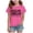 Tshirts-Purple, variant on kpoplk Cute Graphic Shirts for Girls Preppy T-Shirt Tees Print Short Sleeve T Shirt Summer Top(Purple,11-12 Y)