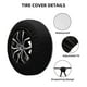 thumbnail image 2 of Fotbe Kawaii Cat Paw Funda de Llanta de Repuesto con Estampado, Engrosada, Ajuste Universal para Jeep, Remolque, RV, SUV, Camión-16 inch, 2 of 6