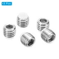 thumbnail image 3 of Unique Bargains M10x8mm Nylon Tip Grub Screw Hex Socket Head Cup Point Anti Slip Set Screws Internal Hex Drive Hardware 5 Pack, 3 of 5
